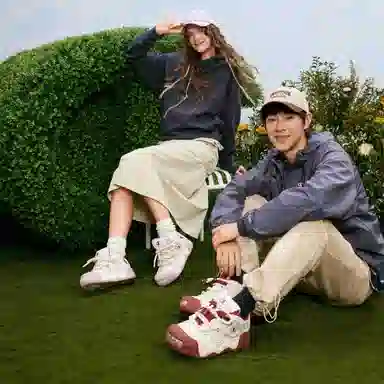 Champion Puffy Donut Low Sneakers Cream Purple