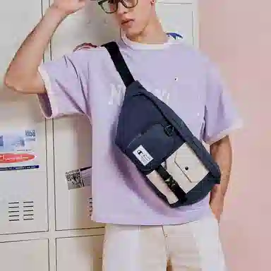 Champion Waist Bag Navy/Black/Khaki