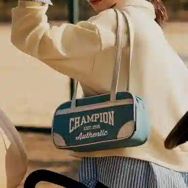 Champion Nylon PU Shoulder Bag