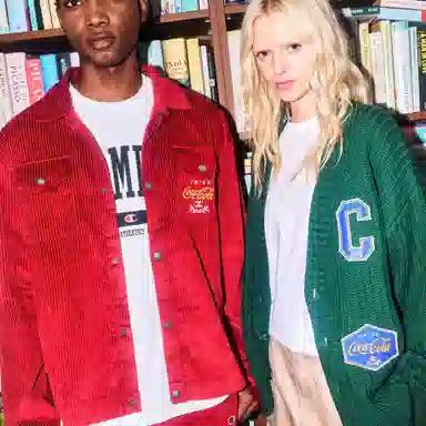 Champion x Coca-Cola V-Neck Knit Sweater