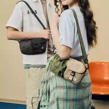 Champion Crossbody Bag Khaki/Black