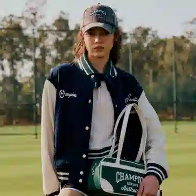 Champion Nylon PU Shoulder Bag