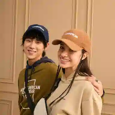 Champion Corduroy Cap Navy/Yellow