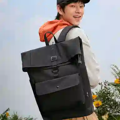 Champion Backpack Black/Olive Green