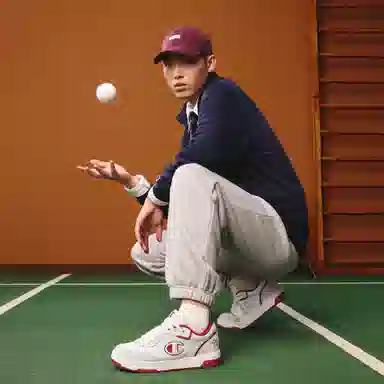 Champion Street Skater 2 Milk White Ember Red