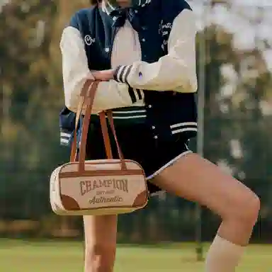 Champion Nylon PU Shoulder Bag