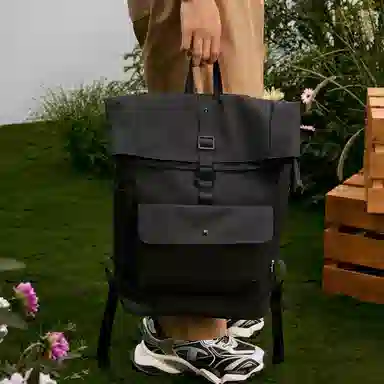 Champion Backpack Black/Olive Green