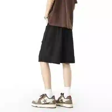 Dunhuang Vintage Tie-Dye Shorts