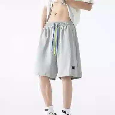 Dunhuang Museum Retro Colorblock Shorts