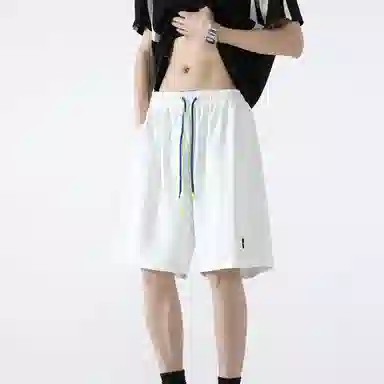 Dunhuang Museum Retro Colorblock Shorts