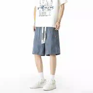 Dunhuang Vintage Tie-Dye Shorts