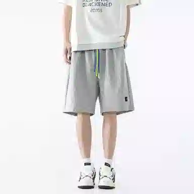 Dunhuang Museum Retro Colorblock Shorts