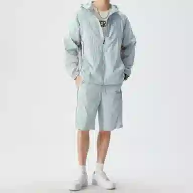 敦煌博物馆 运动透气连帽纯色百搭防晒服 男女同款