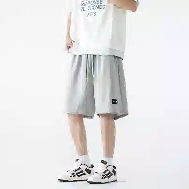 Dunhuang Museum Retro Colorblock Shorts