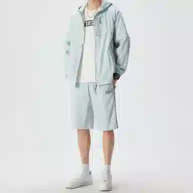 敦煌博物馆 运动透气连帽纯色百搭防晒服 男女同款