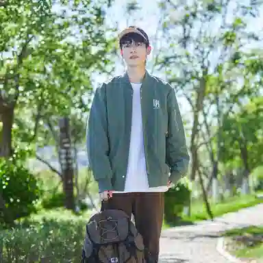 敦煌博物馆 山系复古机能风户外多拉链防水棒球领飞行员夹克外套 男女同款