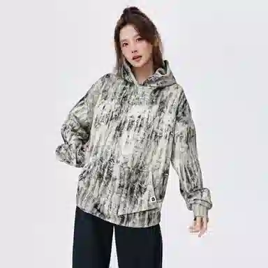 Dunhuang Vintage Tie-Dye Hoodie