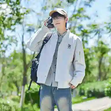 敦煌博物馆 山系复古机能风户外多拉链防水棒球领飞行员夹克外套 男女同款