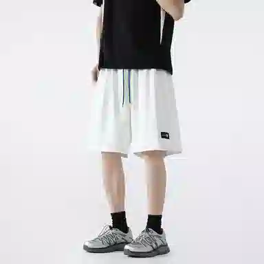 Dunhuang Museum Retro Colorblock Shorts