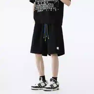 Dunhuang Museum Retro Colorblock Shorts