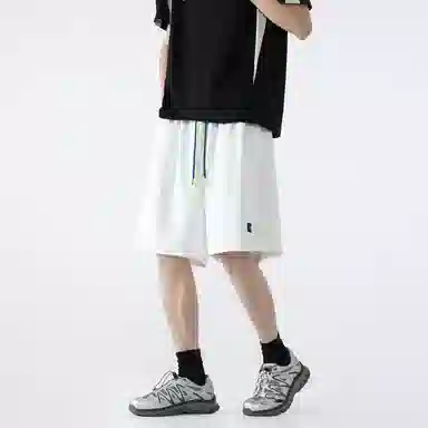 Dunhuang Museum Retro Colorblock Shorts