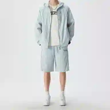 敦煌博物馆 运动透气连帽纯色百搭防晒服 男女同款