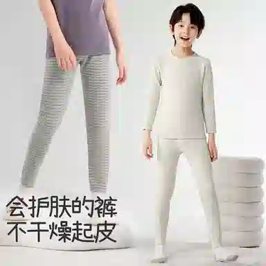 久岁伴校园打底裤 加羊绒修身高腰 青少年