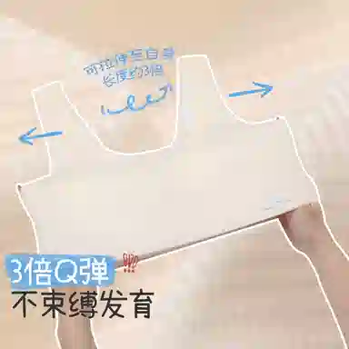 久岁伴 透气无痕舒适发育内衣 青少年
