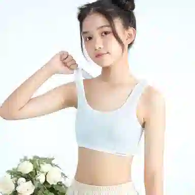 久岁伴 文胸系列 休闲透气柔软背心青少年