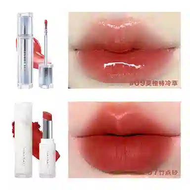 橘朵 冰熨斗镜面 唇釉唇粉霜 哑光口红 不沾杯护唇精华金属刷头