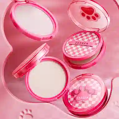 滋色 粉漾甜心彩妆套装礼盒 控油易上色细闪自然服帖气色 粉色系奶橘爆闪色系