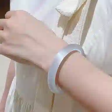 周阿尤 复古贵妃国潮古风汉服旗袍冷淡风温婉水润显白素雅气质 琉璃 手镯 女款