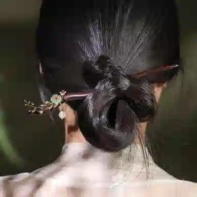 【以东方木韵礼献臻情】 凤凰涅磐 新中式檀木簪子 精致优雅流苏发钗 小众高级感手工雕刻原创设计#好运 黑檀 发簪 女款