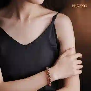 【收藏级水晶】 凤凰涅磐 饱满密发 能量满满 轻奢高端大气时尚必备单品 原创设计款天然 超七 手串 女款