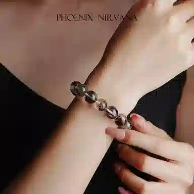 凤凰涅磐 轻奢质感时尚百搭原创设计首饰#好运天然 多色水晶 手串 女款