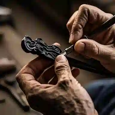 凤凰涅磐 新中式簪子桂花古风汉服头饰配饰盘发仙气古装发饰 黑檀木 发簪 女款 礼物