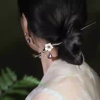 【以东方木韵礼献臻情】 凤凰涅磐 新中式檀木簪子 国风步摇流苏旗袍汉服配饰 小众高级感手工雕刻原创设计#好运 黑檀 发簪 女款