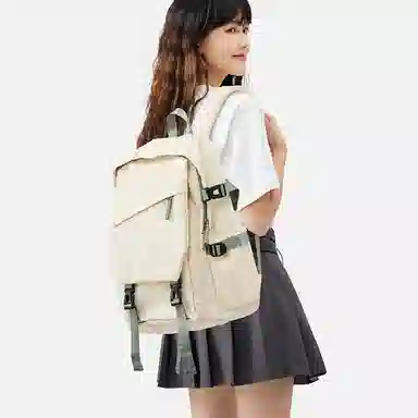 Qingqizhe Backpack White Green