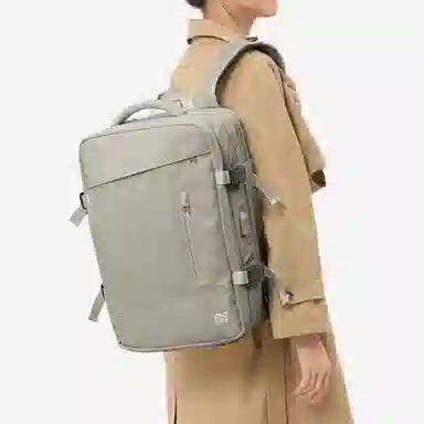 轻骑者 时尚休闲多功能短途旅游出差户外露营防泼水干湿分离可扩容 织物 旅行包电脑包书包背包双肩包 常规 男女同款情侣款 多色