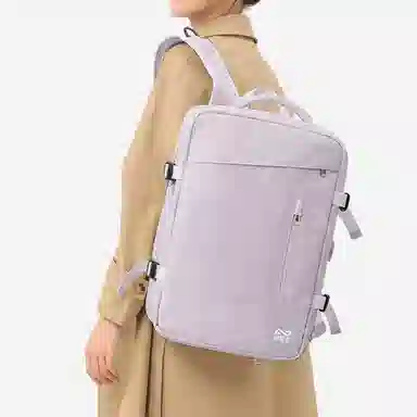 轻骑者 时尚休闲多功能短途旅游出差户外露营防泼水干湿分离可扩容 织物 旅行包电脑包书包背包双肩包 常规 男女同款情侣款 多色