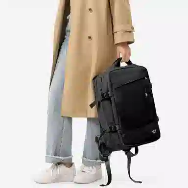 轻骑者 时尚休闲多功能短途旅游出差户外露营防泼水干湿分离可扩容 织物 旅行包电脑包书包背包双肩包 常规 男女同款情侣款 多色