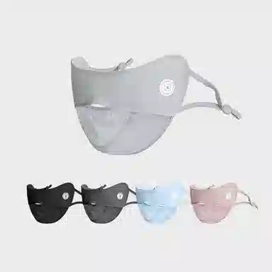 稻草人 夏季脸基尼冰丝脸罩遮阳神器透气薄全脸防紫外线 锦纶 防晒面罩 男女同款情侣款