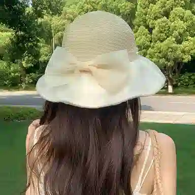 稻草人 简约时尚百搭 聚酯纤维 渔夫帽 女款