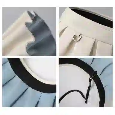 稻草人 帽子女遮阳防晒紫外线 聚酯纤维 太阳帽 男女同款情侣款