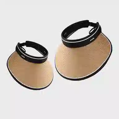 稻草人 大帽檐空顶遮阳帽 防紫外线 显脸小 简约百搭 聚酯纤维 防晒帽 女款