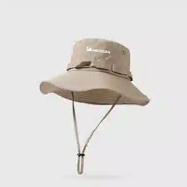 稻草人 户外徒步登山钓鱼防晒 大檐遮阳防紫外线 时尚百搭  显脸小 涤纶 渔夫帽 男女同款情侣款