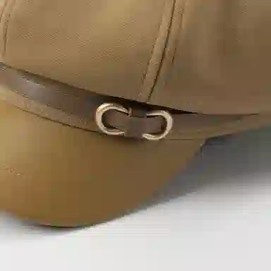 【秋冬必备】 稻草人 英伦风显脸小八角帽 复古百搭时尚 韩版文艺学院风 涤纶+粘胶纤维 贝雷帽 女款