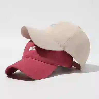 稻草人 韩版显脸小简约时尚棒球帽通勤百搭休闲 棉 鸭舌帽 男女同款情侣款