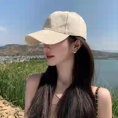 稻草人 字母简约百搭 大头围显脸小 遮阳防晒 棉 鸭舌帽 男女同款情侣款