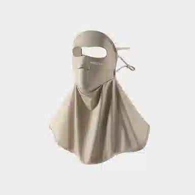 稻草人 全脸遮阳护颈 防紫外线透气 锦纶 防晒面罩 女款